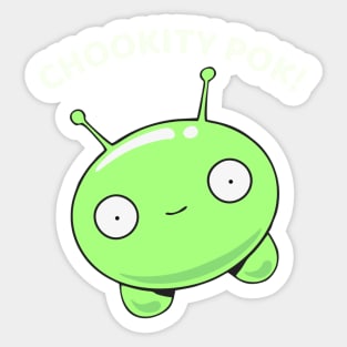 Final Space Mooncake Chookity Pok - Funny Sticker